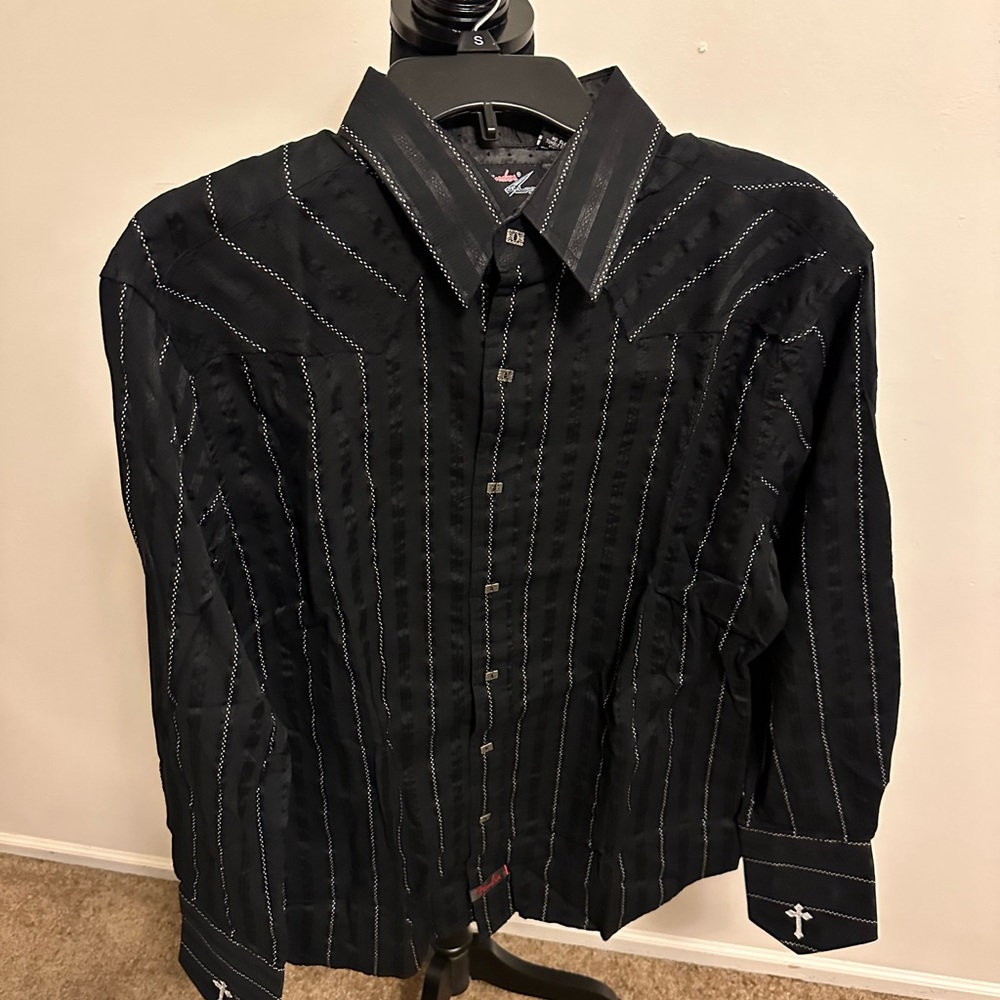 Fender long sleeve polo shirt